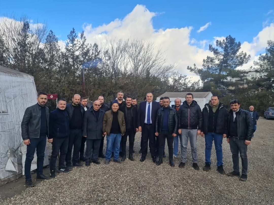 BELEDİYE BAŞKANIMIZ ERTUNÇ GÜNGÖR MADENCİLERİMİZLE BİR ARAYA GELDİ