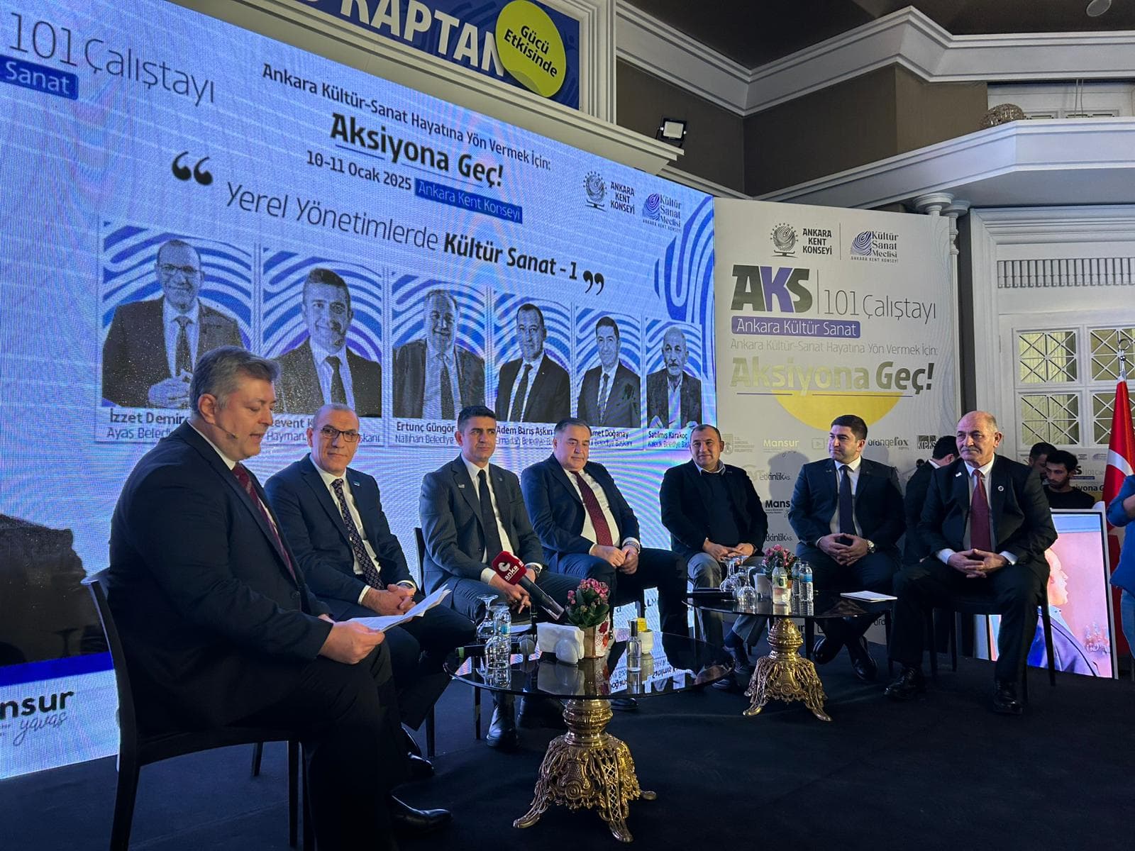 BELEDİYE BAŞKANIMIZ SAYIN ERTUNÇ GÜNGÖR ANKARA KÜLTÜR ÇALIŞTAYI'NDA KONUŞTU