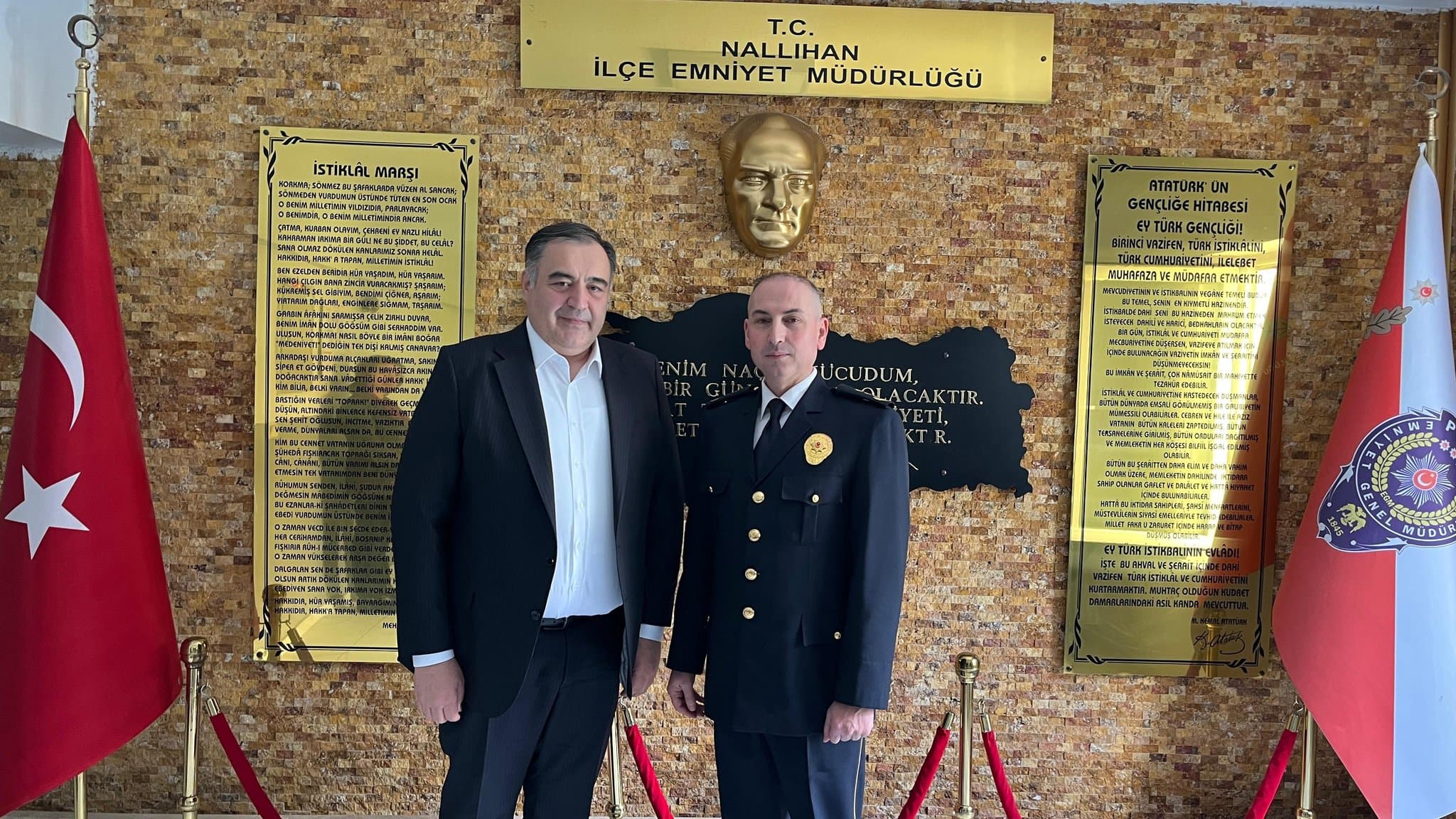 BELEDİYE BAŞKANIMIZ SAYIN ERTUNÇ GÜNGÖR TÜRK POLİS TEŞKİLATI'NIN 180. YIL DÖNÜMÜNÜ KUTLADI